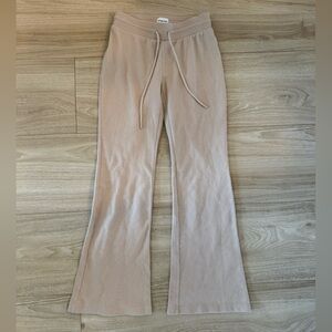 Sunday Best Beige Flare Pants